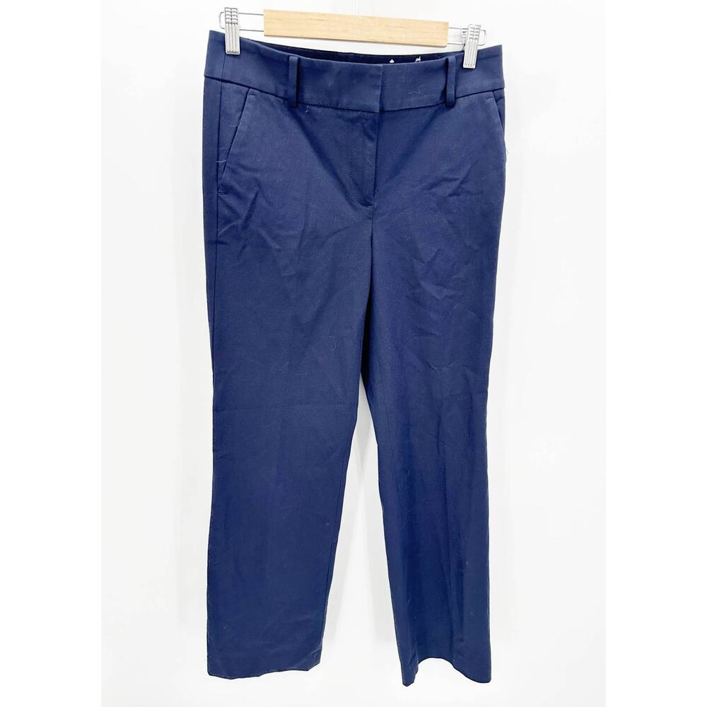 Talbots Women Newport Navy Blue Dress Pants Size 2 Trousers Slacks Career Office
